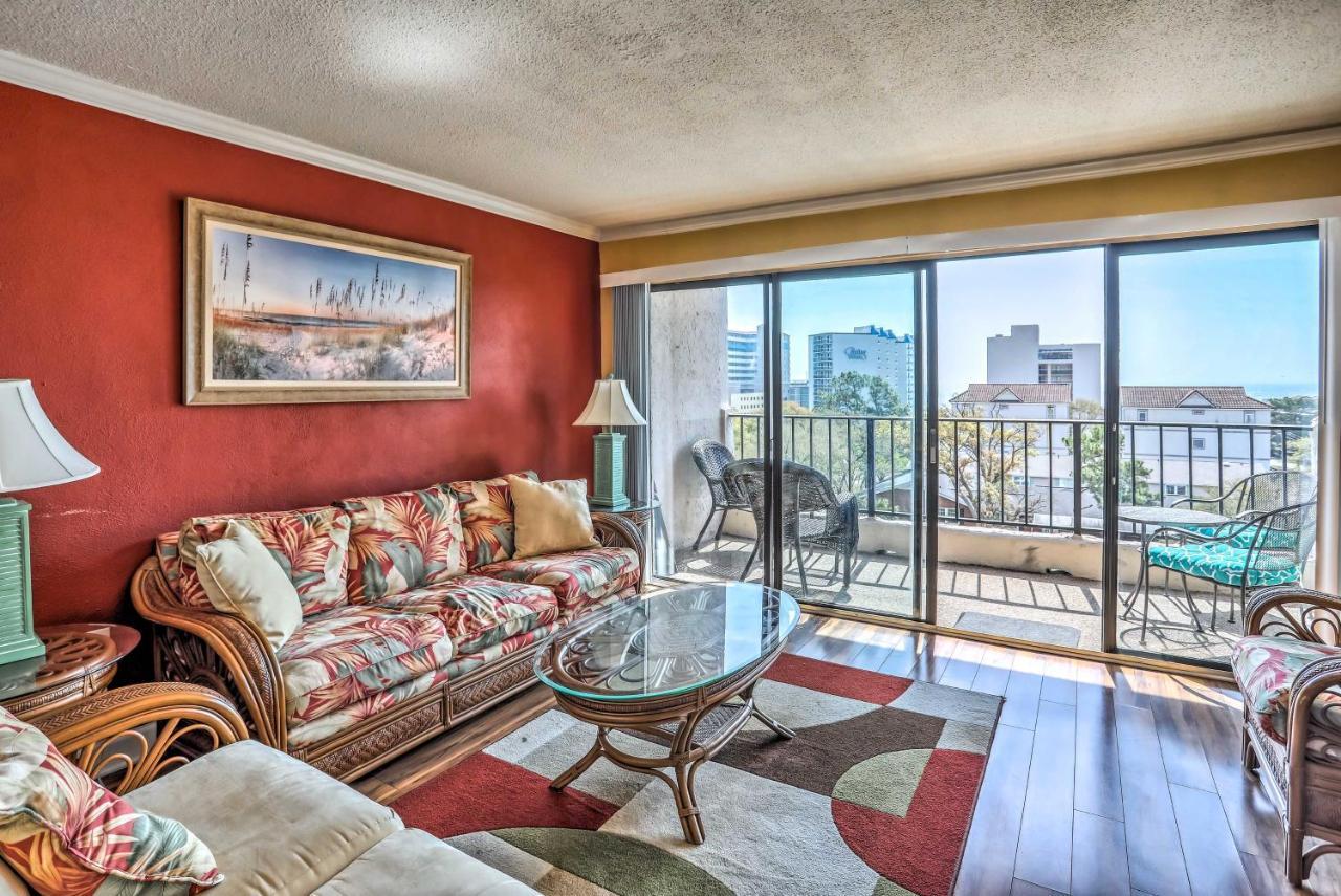 Myrtle Beach Condo, 1 Block To Ocean Shore! エクステリア 写真